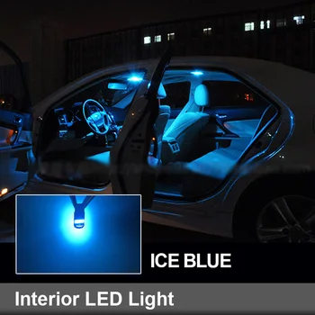 8 Лампи Canbus White Car LED Interior Dome Багажника Roof Light Комплект За 2016 2017 2018 Nissan Pulsar Reverse Back Up Lamp