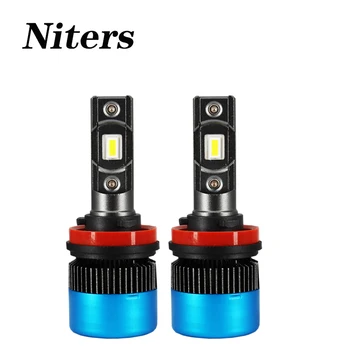 Niters H11 H7 автомобилни фарове-комплект или фарове за мъгла лампи 3000 До жълто 80 W 10000LM mini H1 9005/HB3 9006/HB4 9012 LED canbus lampada