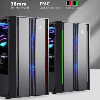 Segotep PC case Gamer cabinet 240 water cooling/MATX/full side penetration/supporting backline Support RGB LED 120mm fan