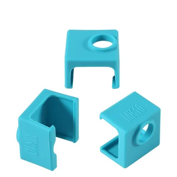 3 Бр MK10 Нагревателен Блок Силиконовата Капачка, за да се Wanhao Duplicator i3 Mini Monoprice V2 Makerbot 3D Принтер MK10 Силиконови Чорапи,