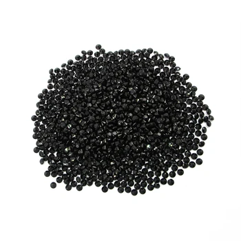 500шт/Торба на Едро Черен Нано 1мм 1.75 мм 2мм (Размер 1-3 мм) Синтетични Скъпоценни Камъни Кръгла Брилянтен кройката Нанотон
