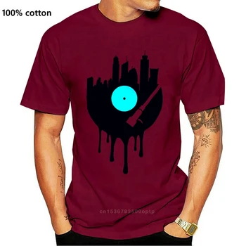 Мъжки Рибка City T-Shirt - Fashion Gift Tee Design Music DJ Rave Clubbing Art Cool Casual pride t shirt men Unisex Fashion tshirt