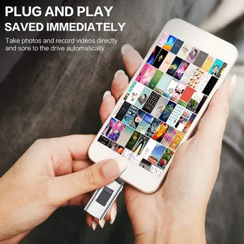2021 Новия iOS Usb Флаш устройство За iPhone/iPad /Android Phone 3.0 USB Stick For iPhone6 7 8 X XR XS Pendrive 128GB Disk On Key
