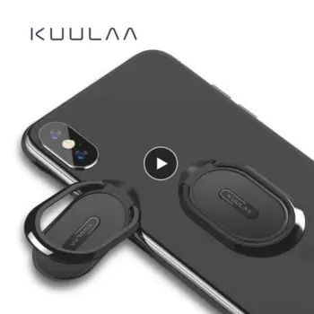 Мини KUULAA безименен Пръст Притежателите на Телефон Пръстени За iPhone Мобилен Телефон Стойка за Преносим Метални Пръстени Притежателите на Подкрепа Магнитни Стойки