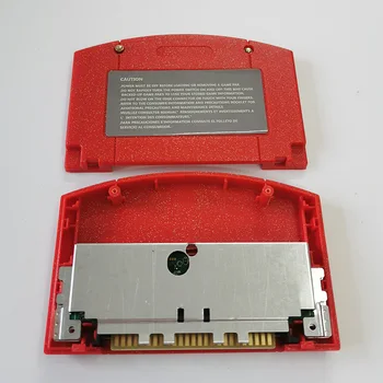 Игрална карта за 64 Патрони за видео игри N64 Console US Version Red