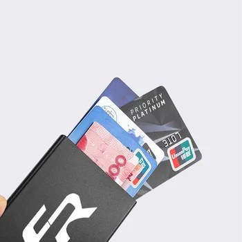 Смарт портфейл Тънък ID Карти RFID Калъф Автоматично Метален Ключ карта на притежателя на Банката Кредитна карта Калъф За SEAT Ibiza FR Leon Altea