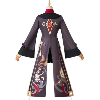 Аниме Genshin Impact Hutao Game Suit Cosplay Костюм Униформи Hu Tao Halloween Party Облекло За Жени, Момичета Индивидуални Нови 2021