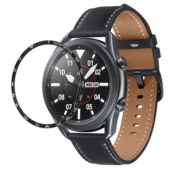 Защитен метален корпус за Samsung Galaxy Watch 3 41 мм Bezel Пръстен Залепваща Антискретч Метална Капачка Galaxy Watch3 edge Bezel пръстен