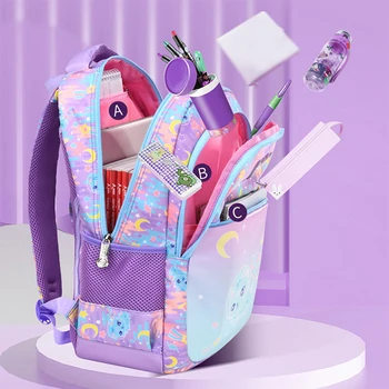 Новата Училищна Чанта За Децата На Момичето Kawaii Водоустойчив Bookbag Принцеса Pink Bagpack Дамски Ежедневни Лаптоп Чанта Тийнейджър