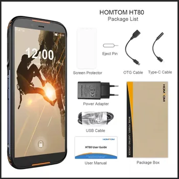 HOMTOM HT80 IP68 Водоустойчив Смартфон 5.5