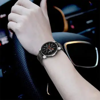 22 мм Huawei watch GT 2-2e-Pro каишка за Gear S3 Frontier 46 мм Кожена Гривна Samsung Galaxy watch 3 45 mm/46 мм каишка GT2 GT2e
