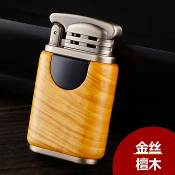 Jabon Portable Pandalwood Dual Arc Lighter With Touch Panel And Power LED USB-Rechargeable Аксесоари За Цигари Подарък За Мъже
