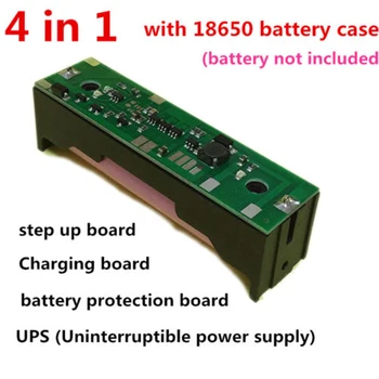 4 В 1 Step-up Board 6V DC 5V 9V 12v Защита От Претоварване работен ток на UPS Electric 5W 18650 Battery Power Band Extended