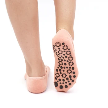 1 Чифт дамских противоскользящих памучни Чорапи за Йога еластична Превръзка Спортни Момичета Балетные Танцови Чорапи за жени