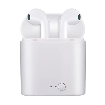 I7s Tws Безжични Слушалки спортни слушалки микрофон в ухото Bluetooth Слушалки музикална слушалка Работи на всички смартфони goophone