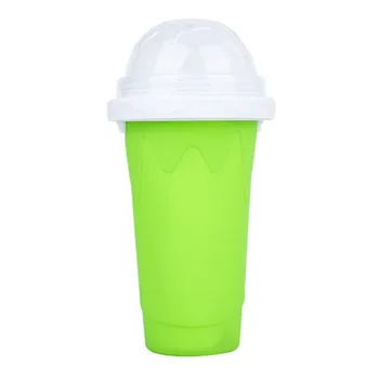Magic Slushy Maker Преса Cup Slushy Maker - Направи Си Сам Начало Шейкове Чаша Замразяване Чаша Напитки Двуслойни Годишният Сок Сладолед