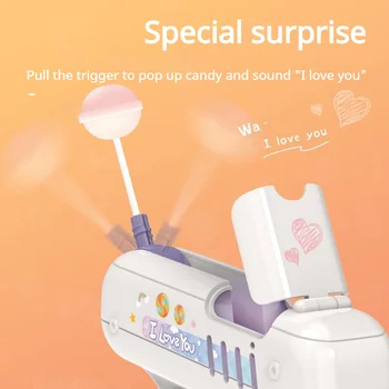Candy Gun Surprise Lollipop Gun Същия Творчески Подарък за Момче Приятел Детска Играчка Приятелка Подарък Candy Gun