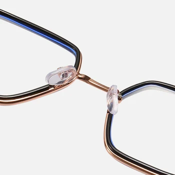Zilead Polygon Frame Късогледство Очила Ултра-Леки Очила, Удобна Мода Анти-Blue Ray Очила За Жени, Мъже -1.0-2.5-3.5
