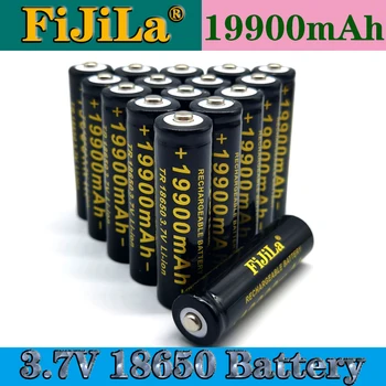 FiJiLa Original Highquality 19900mAh 3.7 V 18650 Литиево-йонна батерия Акумулаторна Батерия За Фенерче Фенерчето Безплатна доставка
