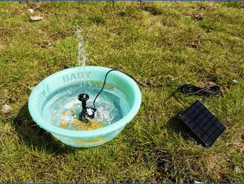 2021 New Hot 1set Solar Water Power Panel Fountain Pump Kit Garden Pool Pond Поливане Потопяеми Градински Аксесоари Dropshipping