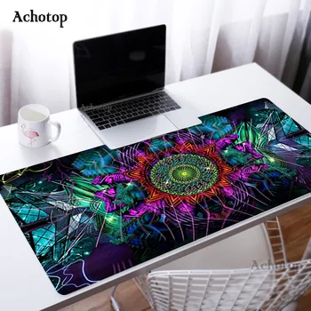 Psychedelic Art Gaming Play Mouse Mat XXL Large Size 900X400 Gamer Mouse Pad Big Keyboard Desk Computer PC Mat Notbook Мишка