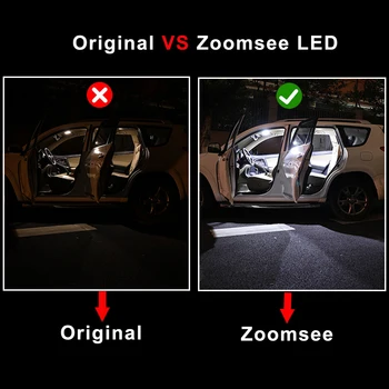 Zoomsee 10Pcs Interior LED For Skoda Kodiaq 2016+ Canbus Vehicle Bulb Indoor Dome Map Reading Багажника Light No Error Auto Lamp Kit