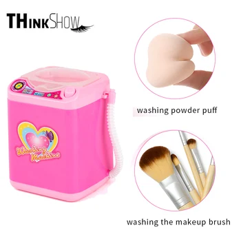 THINKSHOW Mini Electric Washing Machine Makeup Brush Cleaner Device Автоматично Почистване на Пералната Машина, Мини Играчка