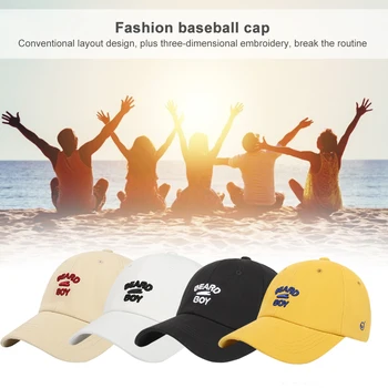 Бродирана Мъжка Бейзболна Шапка Открит Пътуване Свободно Време Спортна Шапка Дамски Защита От Слънцето Солнцезащитная Шапка Регулируема Мода Памук 2021