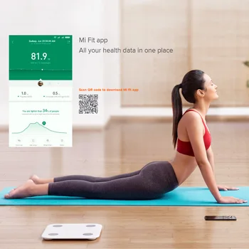 Xiaomi Original Mi Body Composition Scale 2 Balance Bluetooth 5.0 Global Version LED Display Weight Scale 13Body Data Smart Body Composition Digital Electronic Scale2 Smart Body Fat Healthy Weight Scale Bathroom Scale