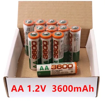 AA new 1.2 V battery батерия 3600mah батерия, подходяща за часа, мишки, компютри, битова техника, офис консумативи,