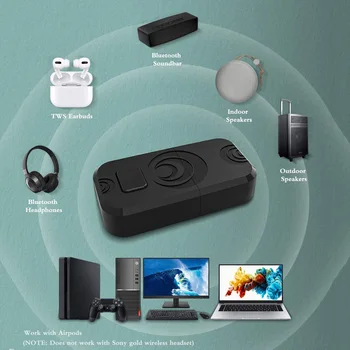 USB Bluetooth-съвместими Адаптери BT 4.0, USB Безжична Аудио Адаптер Донглы Слушалки Приемник Предавател за PS4 PS5 Контролер