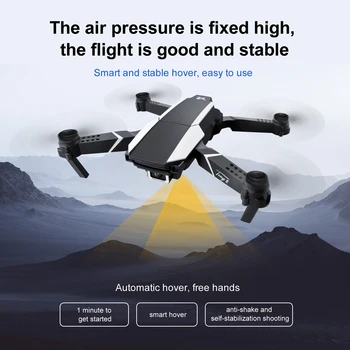 MuToLi S62 drone 4k HD Dual Camera Visual Positioning 1080P WiFi Fpv Drone Height Preservation Remote Control Toy Rc Quadcopter
