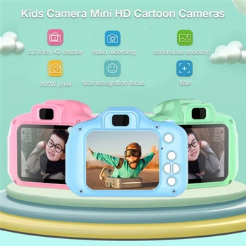 Детска Детска Камера Мини Забавни Играчки За Деца, Детски Подаръци, Подарък За Рожден Ден Дигитална Камера 1080P Проекция на Камерата