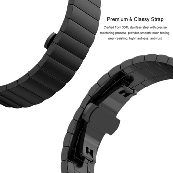 Каишка за Samsung Galaxy Watch 3 45 мм 41 мм Active 2 Gear S3 Frontier Гривна от неръждаема Стомана за Huawei Watch Gt 2 Pro Band