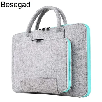 Besegad Пътна Чанта За Носене Чанта За Съхранение Чанта За лаптоп чанта за Носене Калъф Чанта за Macbook Air Pro 11 13 13.3 15 15.4 17 инча