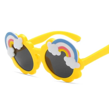 Децата Риболов Слънчеви Очила За момичета Марка Rainbow Детски Очила За момчета UV400 Обектив Детски Слънчеви Очила Сладки Очила Нюанси Точки на Водача