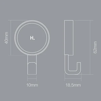 Xiaomi smart Mihome Happy Life White Hook 6 бр. Подходящ За Самостоятелна Спалня Кухня Стената 3 кг максимално Натоварване за xiaomi life