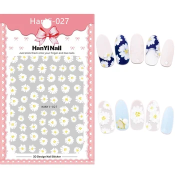 HanYiNail 001-027 Карикатура Мишката Emojo Fantacy Цветя Писалка за Нокти Етикети Harajuku Нокти Wrap Етикети Съвети Manicura етикети