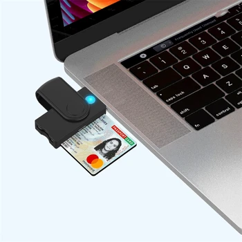 USB 2.0 Smart Card Reader-micro SD/TF memory ID Bank EMV electronic DNI dni citizen сим cloner adapter connector