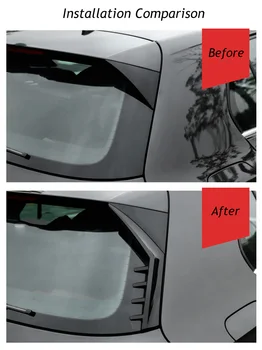 Задното странично Стъкло, Спойлер на Задното Странично Стъкло Крило премахване на крайните Аксесоари За Стайлинг Автомобили VW Golf 8 MK8 2020 2021