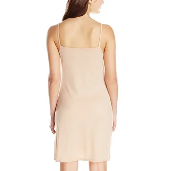 Пролет-Лято Женствена рокля на бретелях Ежедневното Атласное сексуално камизола Еластично бельо Домашно плажна рокля с V-образно деколте Camis Секси Облекло 2021 #YJ