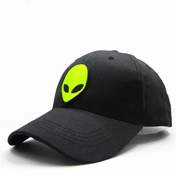 2020 Alien Бродерия Памук бейзболна шапка на Хип-хоп Шапка Регулируема възстановяване на предишното положение Шапки за мъже и жени 162