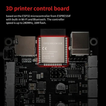 1 Комплект E4 V1.0 Wifi Control Board ESP32&TMC2209 с Bluetooth за рутери на 3D принтери