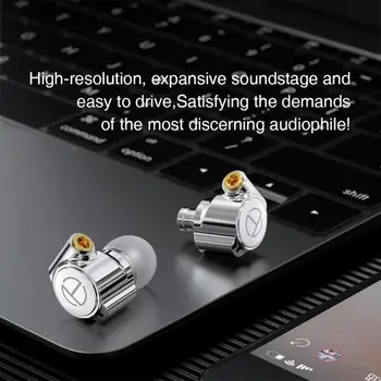 Hi-FI 1BA+1DD Hybrid (Ноулс 33518,8 mm Dynamic) In-ear Earphone Drive, HIFI Bass Metal 