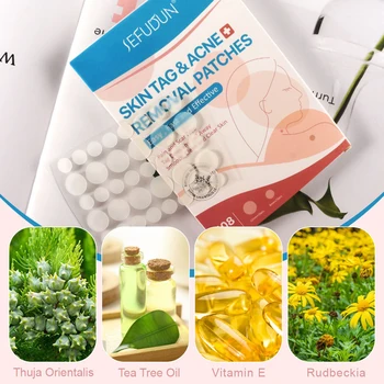 108pcs Skin Tag Remover Patch Acne Wart Treatment Sticker Foot Corn Plaster