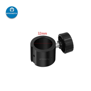 32 мм/25 мм Промишленост Стерео Микроскоп Ограничаване на Позицията на Определяне на Пръстен на Притежателя на Метална Колона Стълб Бар Адаптер С Винт Microscopio Части