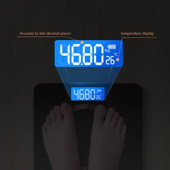 Body Fat Scale USB Charging Weight Scale Bluetooth Smart Electronic Muscle Ingredient Scale Fat Measuring Tool App Подови Везни
