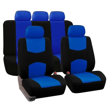 AUTO KEGAN Калъфи за столчета за автомобил на Пълен Комплект от Дишащ с 2 мм Композиране гъба За Megane 2 Bmw E46 E90 F10 Volkswagen Golf 4 5