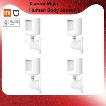 Най-новият Xiaomi Mijia Motion Sensor 2 Human Body2 Sensitive Ambient Light Dark Transducer Bracket Bluetooth Работа С Smart APP MI
