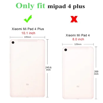 Силиконова Мека поставка делото за Xiaomi MiPad 4 Plus 10.1 2018 Калъф за Mi Pad 4 Pad4 Plus 10.1 инчов калъф